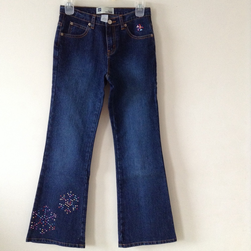 New gap girl's flare stretch jeans